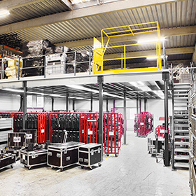monteur mezzanine stockage